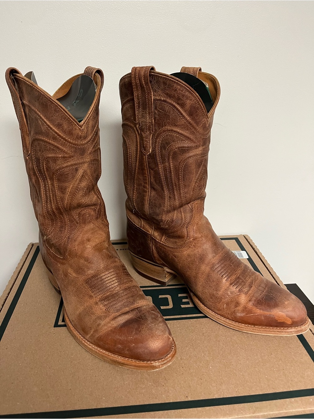 Tecovas Cartwright Cowboy Boots in Scotch Goat